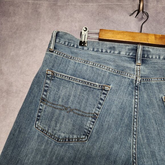 Lucky Brand 410 Athletic Slim Jeans Mens 38x30 Denim Stretch Candiani Casual - Picture 11 of 16